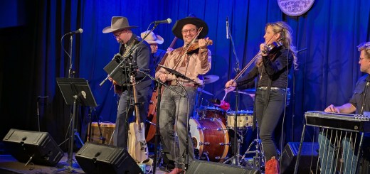 Fiddlin’ Sam Golden and the Bolo Band at the Focal Point 1/11/25. Photo by Carolyn McMahon